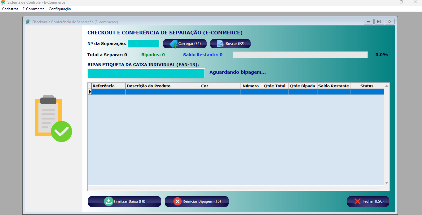 Sistema de Controle Ecommerce